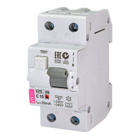 Автоматичний вимикач диф.струму KZS-2M C 25/0.03 тип АС (10kA)