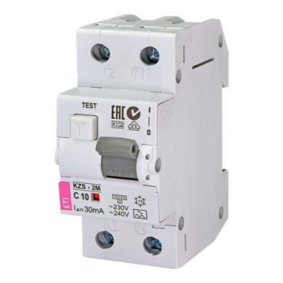 Автоматичний вимикач диф.струму KZS-2M C 32/0.03 тип АС (10kA)