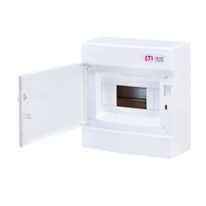 Щит зовн. розподільчий ECT 8 PO (8мод.БІЛІ.дверці)