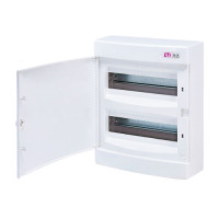 Щит зовн. розподільчий ECT 24 PO (24мод.БІЛІ.дверці)