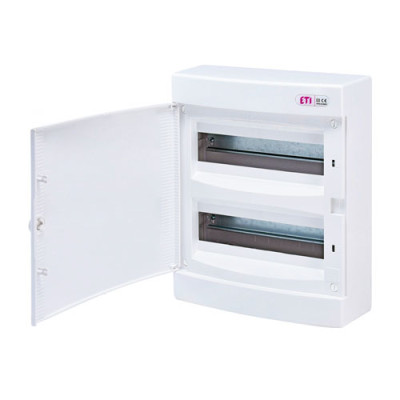 Щит зовн. розподільчий ECT 24 PO (24мод.БІЛІ.дверці)