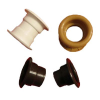 Втулка вентиляційна дверна д.47 (к-т 2шт.)коричнева