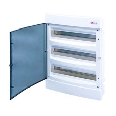 Щит внутр. розподільчий ECМ 3x18 PT (54мод.проз.дверці)