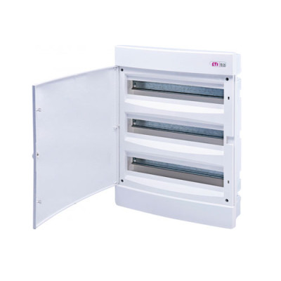 Щит внутр. розподільчий ECМ 3x18 PO (54мод.БІЛІ.дверці)