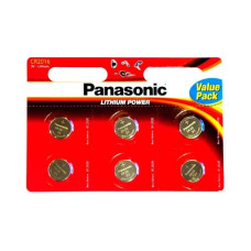 Батарейка Panasonic CR 2016 BLI 6 LITHIUM