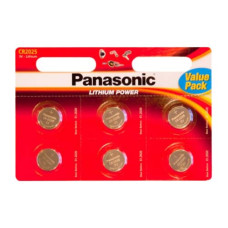 Батарейка Panasonic CR 2025 BLI 6 LITHIUM