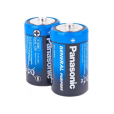 Батарейка Panasonic GENERAL PURPOSE R20 TRAY 2 ZINK-CARBON