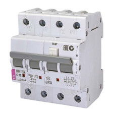 Автоматичний вимикач диф.струму KZS-4M 3р+N C 32/0.03 тип АC (6kA) Автоматичний вимикач диф.струму KZS-4M 3р+N C 32/0.03 тип АC (6kA)