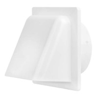 Вентиляційний ковпак з клапаном та фланцем 140х140 д.100