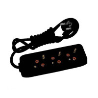 Подовжувач ЧОРНИЙ 3/5м. з/заз. Multi-Let