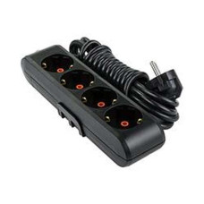 Подовжувач ЧОРНИЙ 4/3м. з/заз. Multi-Let