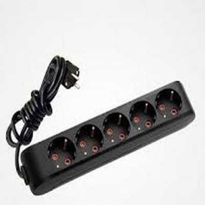 Подовжувач ЧОРНИЙ 5/2м. з/заз. Multi-Let