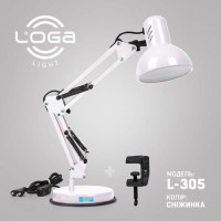 Лампа настільна "Пантограф" (із струбциною в комплекті) "Сніжинка"