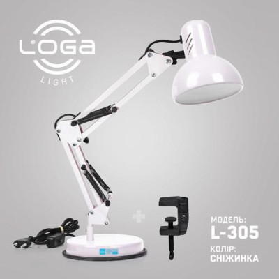 Лампа настільна "Пантограф" (із струбциною в комплекті) "Сніжинка"