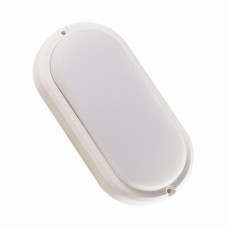 Світильник LED UL-318  8W 4000K, 560LM Овал, білий IP54