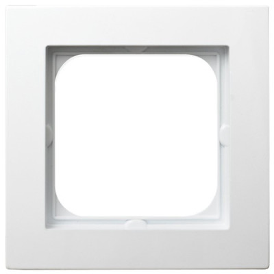 рамка 1-а горизонтальна біла Ospel AS