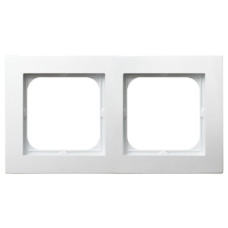 рамка 2-а горизонтальна біла Ospel AS