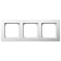 рамка 3-а горизонтальна біла Ospel AS
