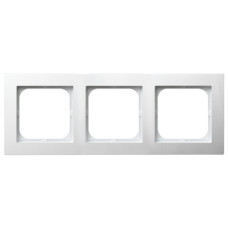 рамка 3-а горизонтальна біла Ospel AS