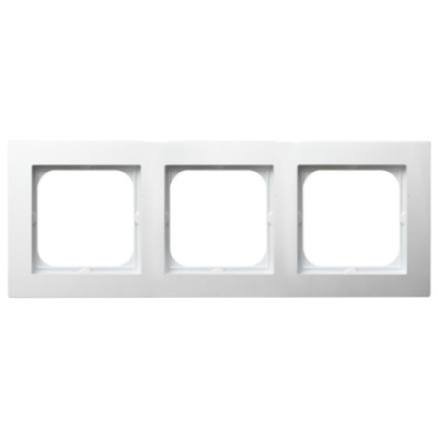 рамка 3-а горизонтальна біла Ospel AS