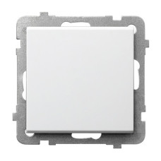 Вимикач 1-й без рамки Ospel Sonata Білий