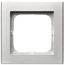 Рамка 1-а горизонтальна Срібло матове Ospel Sonata