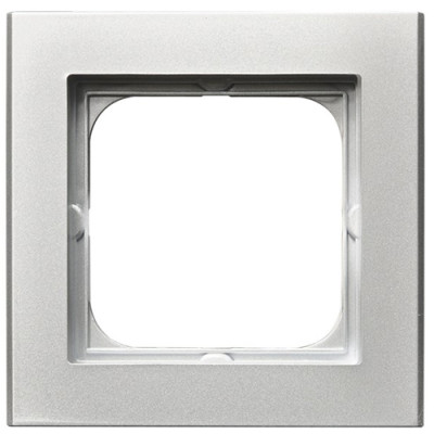 Рамка 1-а горизонтальна Срібло матове Ospel Sonata