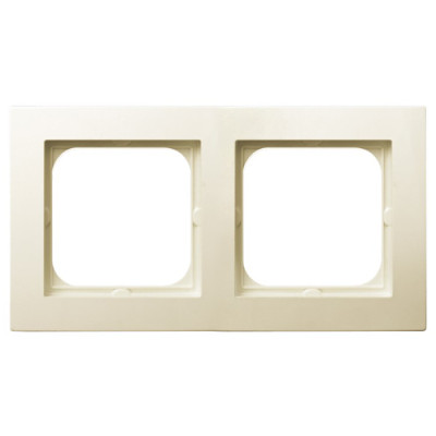 рамка 2-а горизонтальна крем Ospel AS