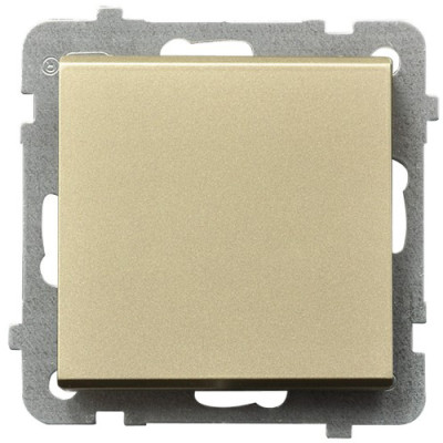 Вимикач 1-й без рамки Ospel Sonata Золото