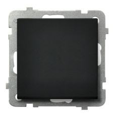 Вимикач 1-й без рамки Ospel Sonata Чорний