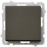 Вимикач 1-й без рамки Ospel Sonata Шоколад