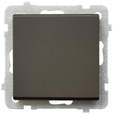 Вимикач 1-й без рамки Ospel Sonata Шоколад