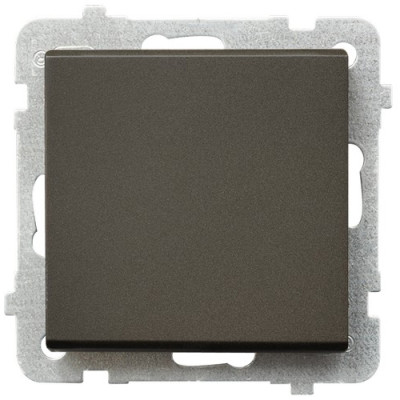 Вимикач 1-й без рамки Ospel Sonata Шоколад