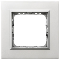 рамка 1-а горизонтальна Алюміній Ospel Sonata