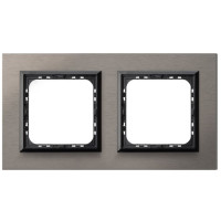 рамка 2-а горизонтальна Полірований сатін Ospel Sonata