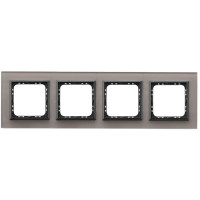 рамка 4-а горизонтальна Сіре скло Ospel Sonata
