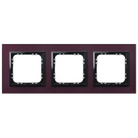 рамка 3-а горизонтальна Слива скло Ospel Sonata