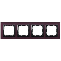 рамка 4-а горизонтальна Слива скло Ospel Sonata