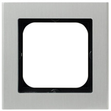 рамка 1-а горизонтальна Алюміній Ospel Sonata