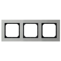 рамка 3-а горизонтальна Алюміній Ospel Sonata