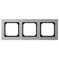 рамка 3-а горизонтальна Алюміній Ospel Sonata