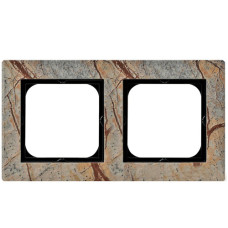 рамка 2-а горизонтальна Камінь Ospel Sonata