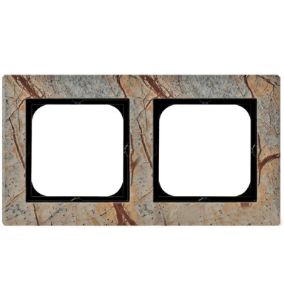 рамка 2-а горизонтальна Камінь Ospel Sonata