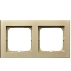 рамка 2-а горизонтальна Золото Ospel Sonata