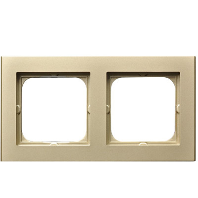 рамка 2-а горизонтальна Золото Ospel Sonata