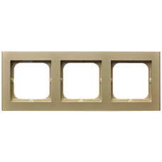 рамка 3-а горизонтальна Золото Ospel Sonata