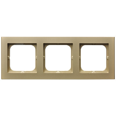 рамка 3-а горизонтальна Золото Ospel Sonata