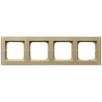 рамка 4-а горизонтальна Золото Ospel Sonata