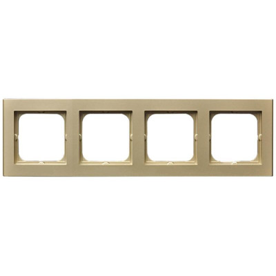 рамка 4-а горизонтальна Золото Ospel Sonata