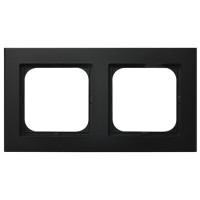 рамка 2-а горизонтальна Чорний Ospel Sonata